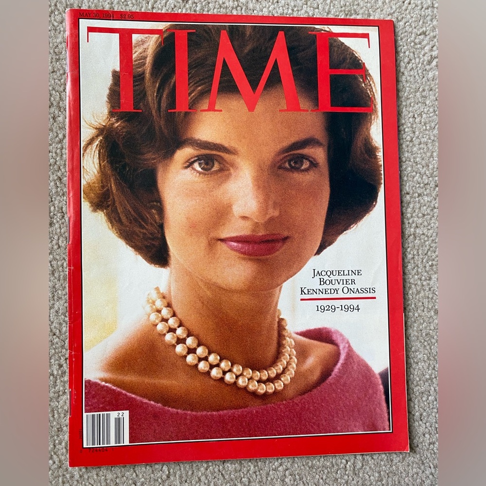 TIME Magazine Cover with Jacqueline Kennedy Onassis